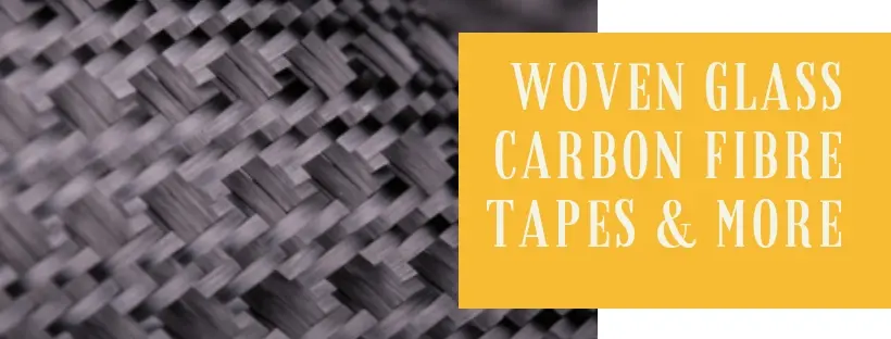 Woven glass, carbon fibre, composite tapes sale